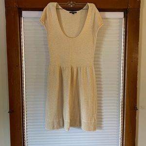 Size LG American Eagle cream and gold dress!